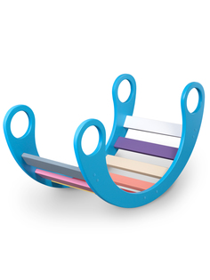 Качалка детская ALPIKA BRAND ECO materials Семицветик голубая