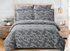Постельное белье Cleo "Cotton Jacquard" сатин-жаккард CJ-07 Семейный 4 наволочки