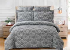 Постельное белье Cleo "Cotton Jacquard" сатин-жаккард CJ-03 Семейный 4 наволочки