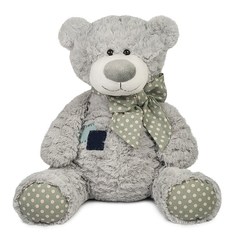Мишка Тео с заплаткой, Maxitoys (мягкая игрушка, 35 см, MT-TS112017-7-35 S)