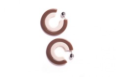 Серьги женские BRADEX ВОСЬМИДЕСЯТЫЕ бежевые