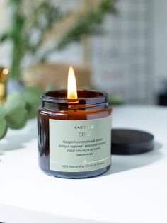 CANDLE ME Ароматические свечи SPICE, 120 мл в янтарной банке