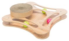 Игрушка-трек с картонной когтеточкой, 35 х 4 х 35 см, Trixie (48021)