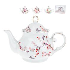 Чайник заварочный Best Home Porcelain, Цветы России, 0,98 л