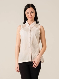 Рубашка женская Caterpillar Cat Pink бежевая XS