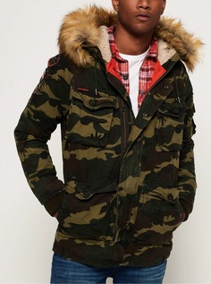 Парка мужская Superdry M50003NR-UN2 зеленая XL
