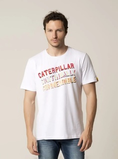 Футболка мужская Caterpillar 2510473-049 белая XS