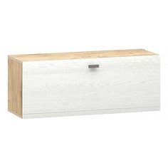 Настенная полка Сильва Snow wood, дуб бунратти Silva