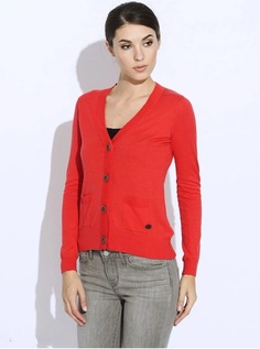 Кардиган женский Caterpillar 2414067 красный XS