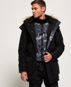 Парка мужская Superdry M50004GR-KYA черная L