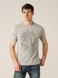 Футболка мужская Caterpillar 2510702-10122 серая L