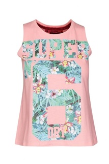 Футболка женская Superdry Osaka 6 tank vest розовая L