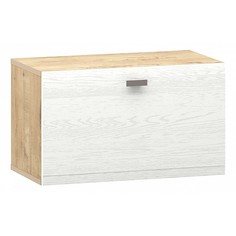 Настенная полка Сильва Snow wood, дуб бунратти Silva