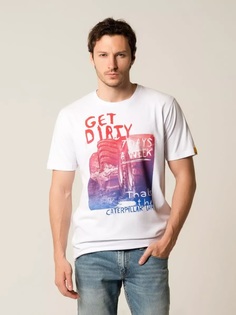 Футболка мужская Caterpillar 2510556 белая XS