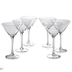 Набор бокалов для мартини Crystalite Bohemia Sylvia/Klara 280 мл (6 шт)