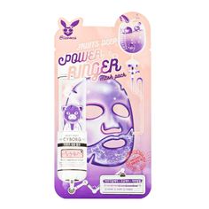 Тканевая маска для лица Elizavecca ФРУКТЫ Fruits Deep Power Ringer Mask Pack