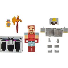 Minecraft® Базовая фигурка с аммуницией для битвы GTP24/GTP25 Mattel