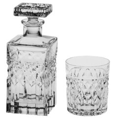 Набор для виски 7 предметов (графин 700 мл + 6 стаканов по 320 мл) Crystal Bohemia "HARRY"