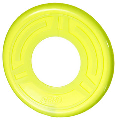 Апорт для собак NERF фрисби, желтый, длина 25 см