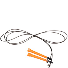 Скакалка скоростная LiveUp Cable Jump Rope 290 см black/orange