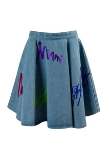 Юбка из джинсовой ткани STEFANIA 920095-c голубой 134