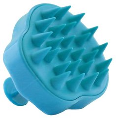 Массажер для мытья головы анатомической формы (голубой) Family Shop