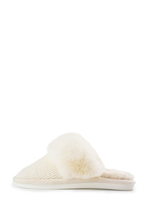 Домашние тапочки женские Smile of Milady 352-328 бежевые 36-37 RU