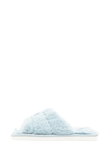 Домашние тапочки женские Smile of Milady 352-350-19 голубые 38-39 RU