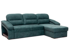 Угловой диван Рокси с оттоманкой Атлантик, велюр НижегородмебельИК