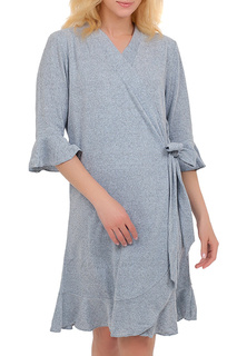 Халат женский Lelio 817 голубой 50