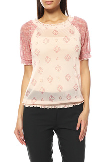 Блуза женская Comma 81.704.32.5774 оранжевая 46