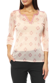 Блуза женская Comma 81.704.39.2585 оранжевая 46