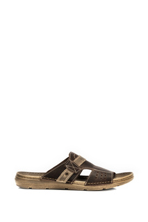 Шлепанцы мужские BELWEST 9118045 коричневые 44 RU