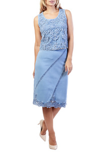 Юбка женская LAFEI-NIER J54899R голубая 48