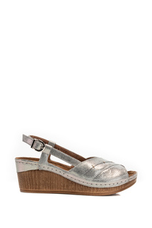 Босоножки женские BELWEST 2138266 серебристые 37 RU