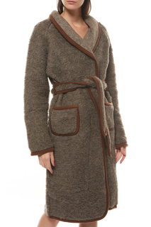 Халат женский Alwero BASIC коричневый 46-48