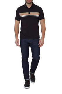 Футболка-поло мужская John Jeniford JJT-211-110 черная 48