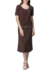 Блуза женская Helmidge 6860 коричневая 44