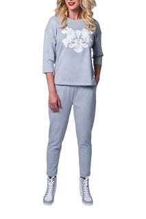 Домашний костюм женский Lelio 1016 серый 44