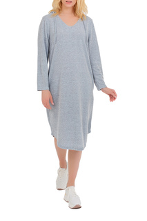 Домашнее платье женское Lelio 812 голубое 48