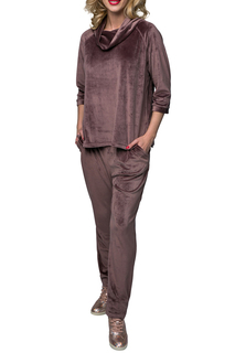 Домашний костюм женский Lelio 906 коричневый 46
