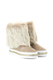 Полусапоги женские Rachel Zoe 84193 бежевые 36.5 RU