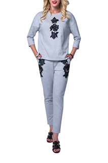 Домашний костюм женский Lelio 1013 серый 48