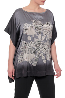 Туника женская Marina Rinaldi 4542010/724/070 серая 42