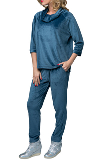 Домашний костюм женский Lelio 906 голубой 50