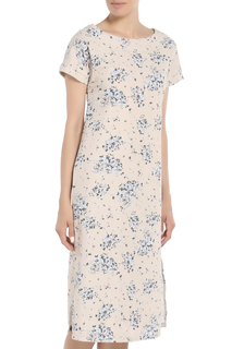 Домашнее платье женское Веста 18-01-091 бежевое 50