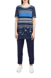 Футболка женская Helmidge 10254 синяя 52