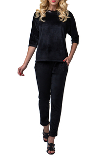 Домашний костюм женский Lelio 919 черный 46