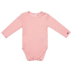 Боди Bossa Nova "Basic", с длинным рукавом, цвет: персиковый, рост 80 см