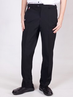 Брюки классические для мальчика, цвет: чёрный, рост 158 см Nota Bene